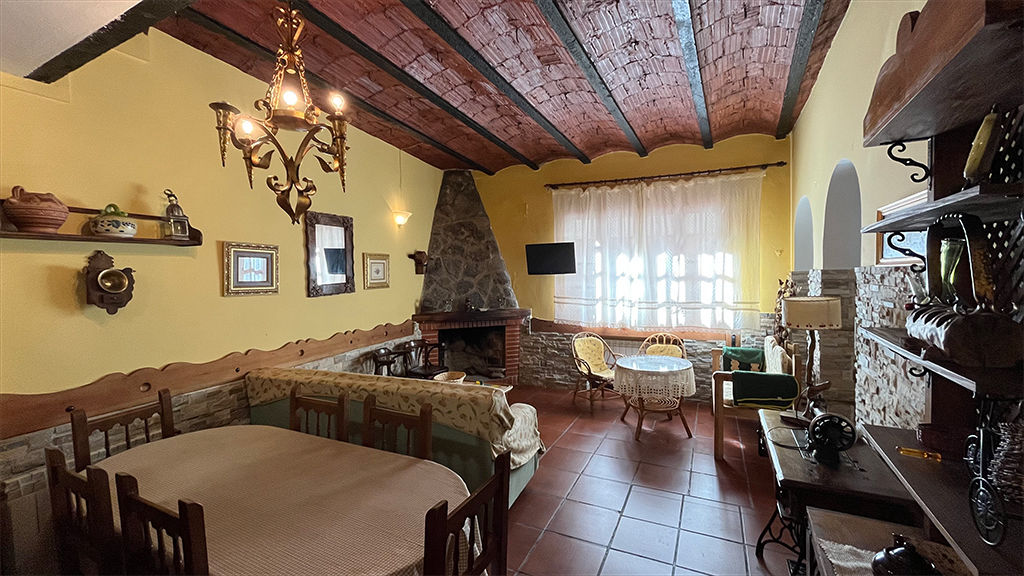 Salón con cocina integrada
